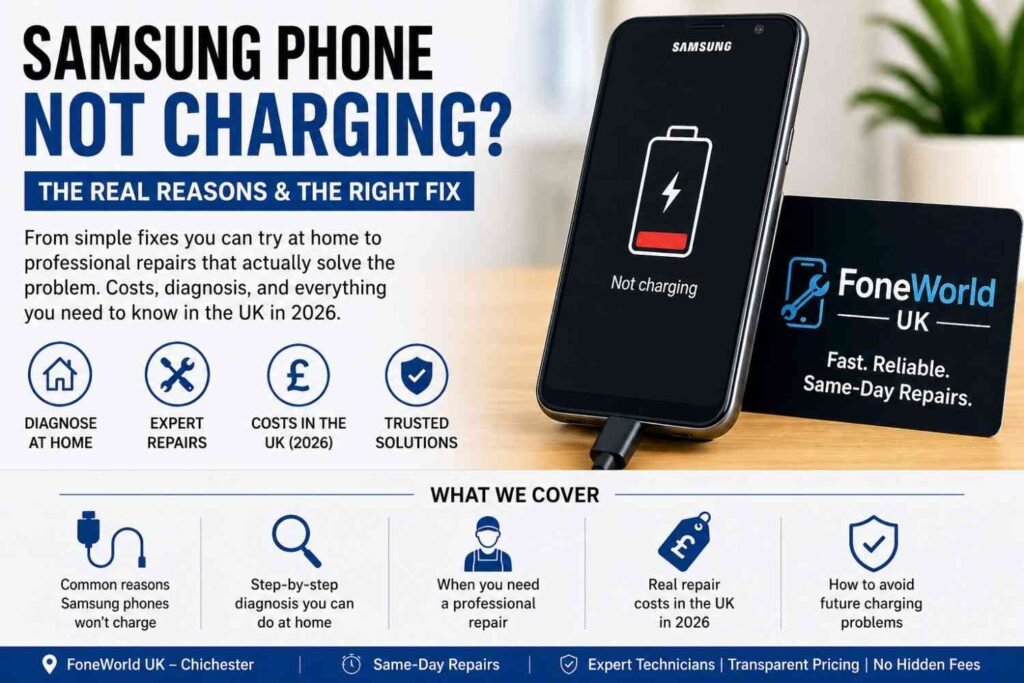 Fix Samsung Charging Problem Fast (2026 UK Guide)