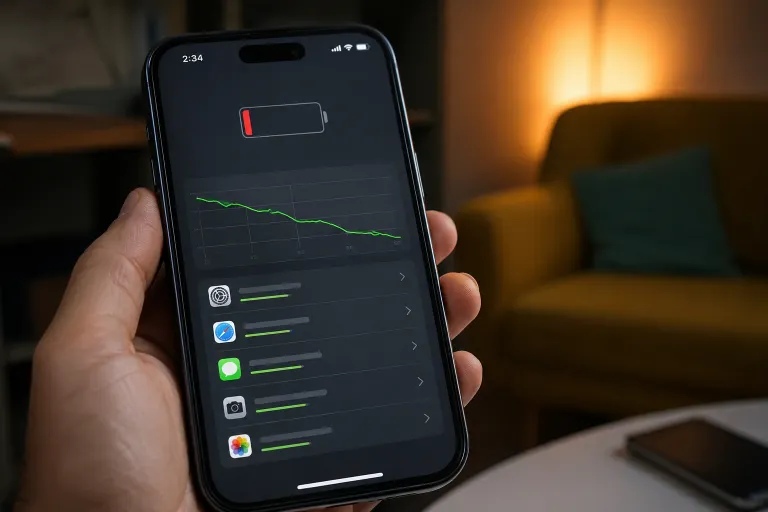 iPhone battery draining fast after iOS update