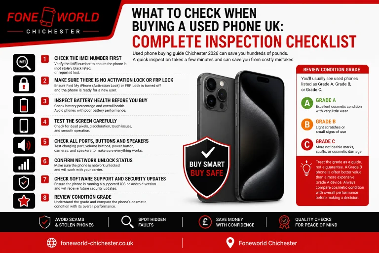 What to Check When Buying a Used Phone UK Complete Inspection Checklist